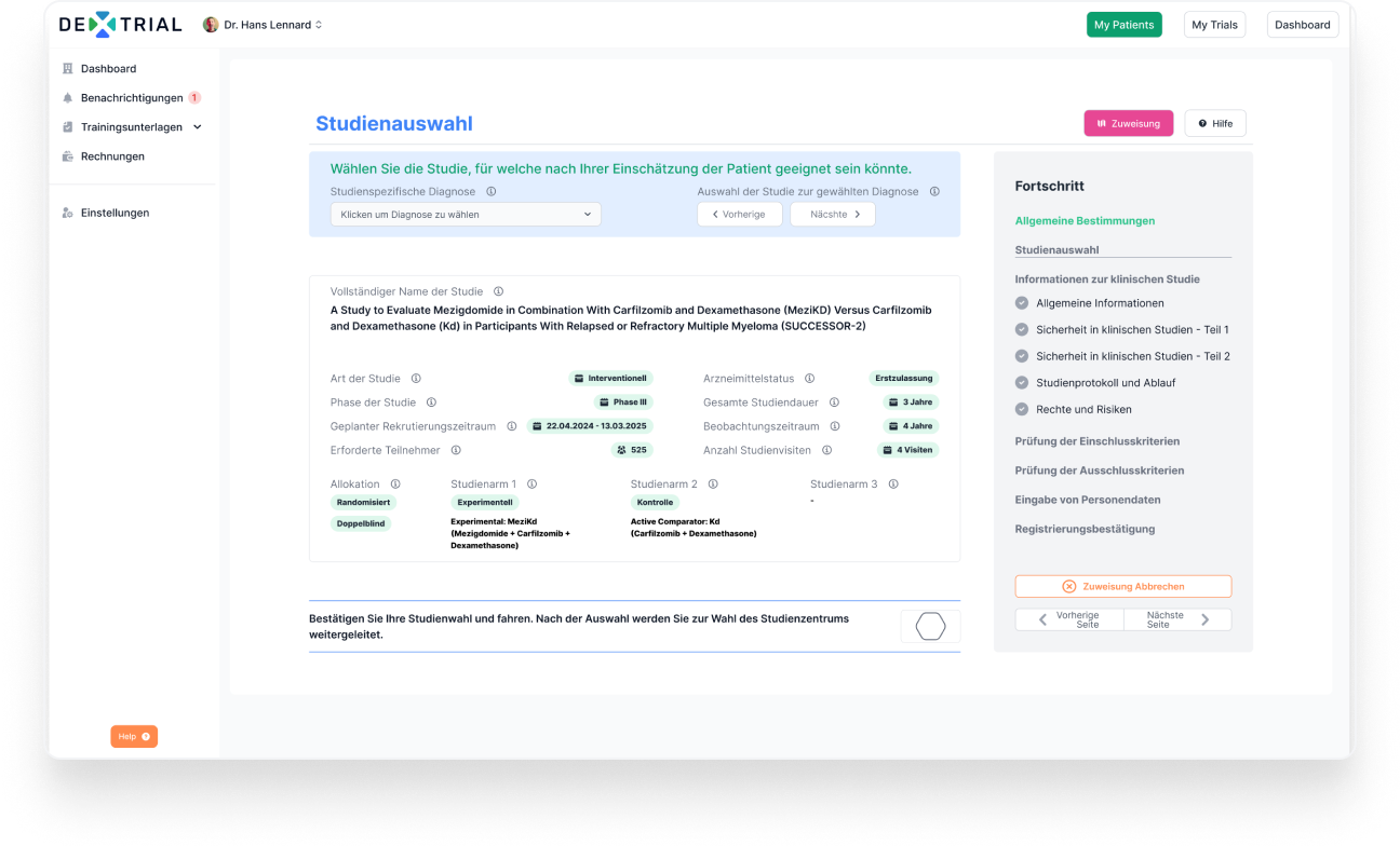 dextra dashboard